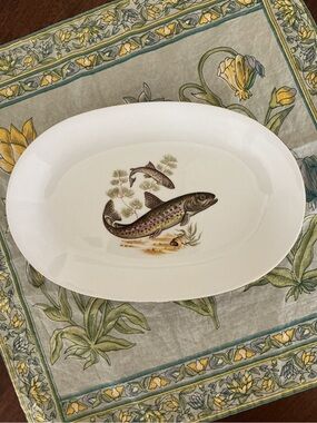 Mitterteich Bavaria Trout Fish Serving Platter
